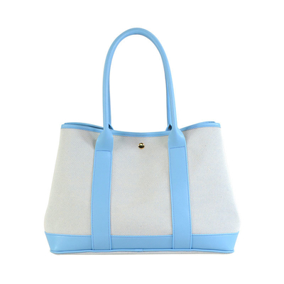 Waterproof Summer Vacation Hand Raffia Tote Bags Custom Print With Pocket