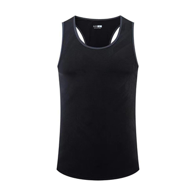 Moisture Wicking Summer Mens Vest Leisure Sports Breathable Quick Drying Elastic Cool