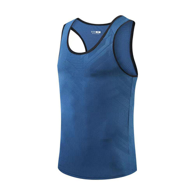 Moisture Wicking Summer Mens Vest Leisure Sports Breathable Quick Drying Elastic Cool