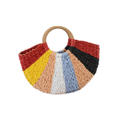 Simple Retro Straw Woven Bag Leisure Multifunctional Portable For Women