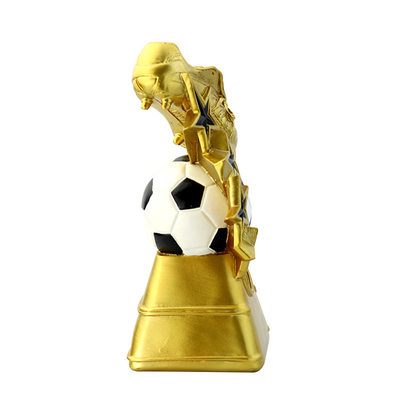 Zinc Alloy Paint Custom Logo Soccer Award Medal Sport Turbo 5K Resin Event Trophies
