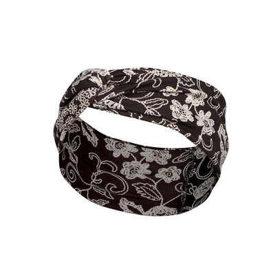 Fashion Women Head Scarves Wide Elastic Headbands With Heat Transfer Logo