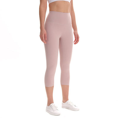 Spandex Polyester Women Gym Leggings Ladies Elasticated Cropped Trousers