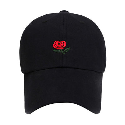 3D Digital Custom Embroidered Baseball Caps Adjustable Size With Curved Shaped