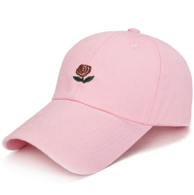3D Digital Custom Embroidered Baseball Caps Adjustable Size With Curved Shaped