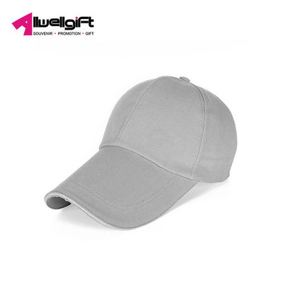 Solid color Mens Black Baseball Cap 6 Panel with lint free