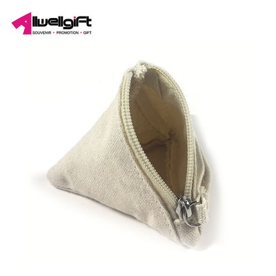 Canvas Personalised Womens Bags Triangle Coin Purse Pouch Wear Resistant