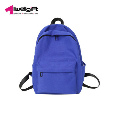 Breathable Canvas Large Capacity Backpack Wear Resistant With Computer Interlayer