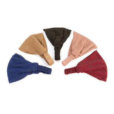 Silk Women Head Scarves Elastic Sports Headband for Hiking