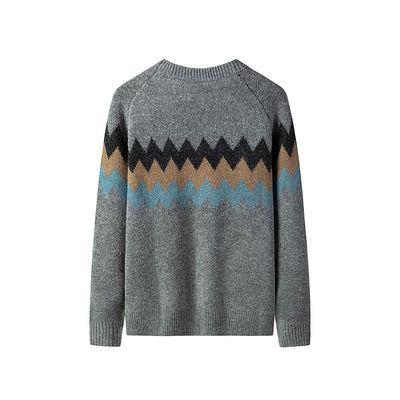 knitted Men'S Sweaters Smart Casual Jumpers Regular Sleeve Style Odorless