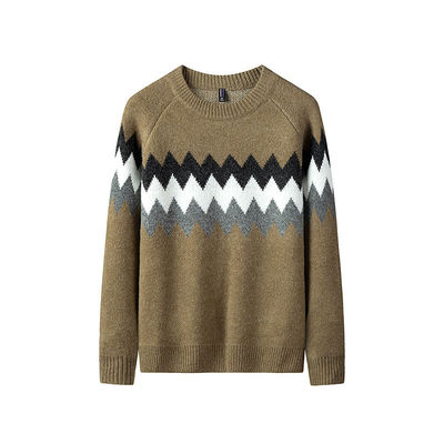 knitted Men'S Sweaters Smart Casual Jumpers Regular Sleeve Style Odorless
