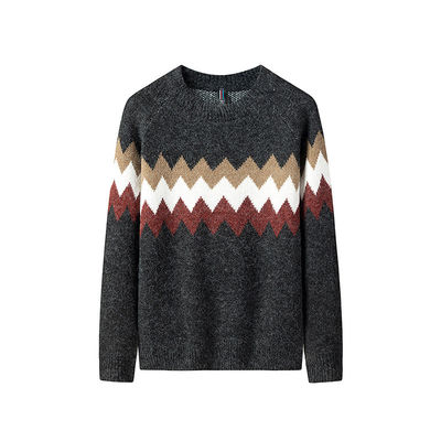 knitted Men'S Sweaters Smart Casual Jumpers Regular Sleeve Style Odorless