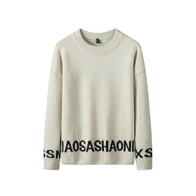 S-4XL Mens Casual Pullover Sweater Autumn Winter Sweater Multicolor Customized