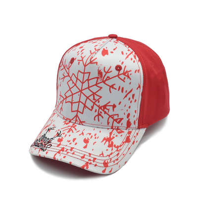 Christmas Elements Design Trucker Baseball Hats With Metal Closure