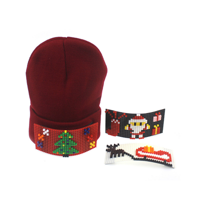 Unisex Christmas Santa Claus Embroidery Winter Beanie Hats