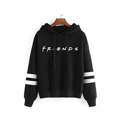 Printing Logo Woman Sweatshirt Hoodie Autumn Fleece White Sport Oversize