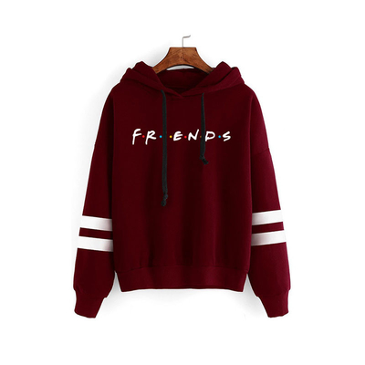 Printing Logo Woman Sweatshirt Hoodie Autumn Fleece White Sport Oversize