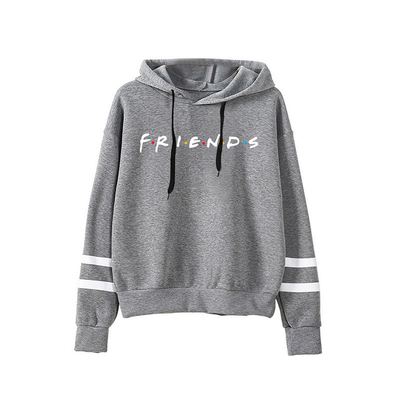 Printing Logo Woman Sweatshirt Hoodie Autumn Fleece White Sport Oversize