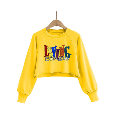 Printing Design Women Sweatshirt Hoodie Colorful Casual Autumn Fleece
