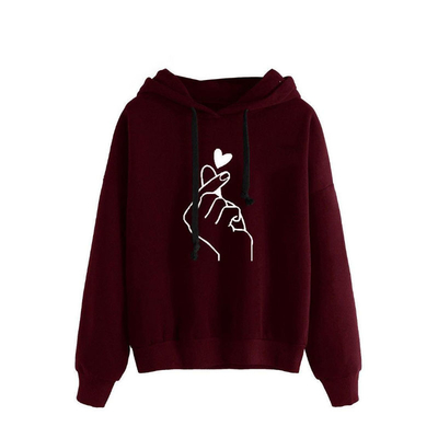 Custom Printing Design Fleece Women Hoodie Unisex Casual Autumn