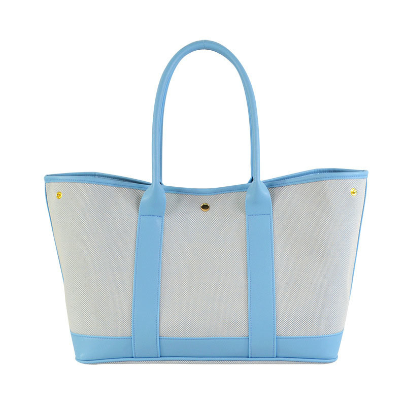 Waterproof Summer Vacation Hand Raffia Tote Bags Custom Print With Pocket