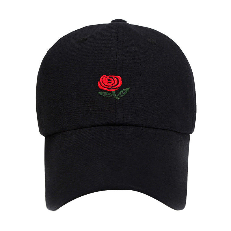 3D Digital Custom Embroidered Baseball Caps Adjustable Size With Curved Shaped