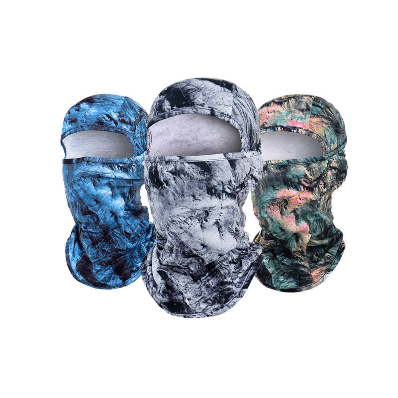 Bicycle Breathable Full Cover Bicycle Hat Winter Scarf Riding Mouth Shield Tie Dye Windproof Protective Mask Sports Helmet