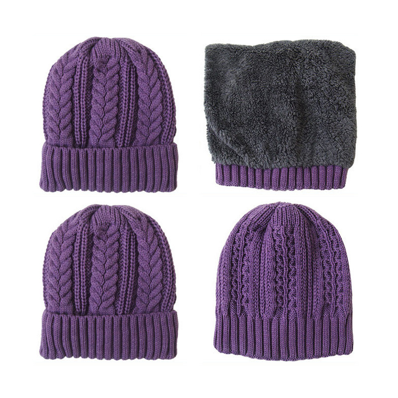 OEM Unisex Cable Knit Acrylic Knit Hat For Winter